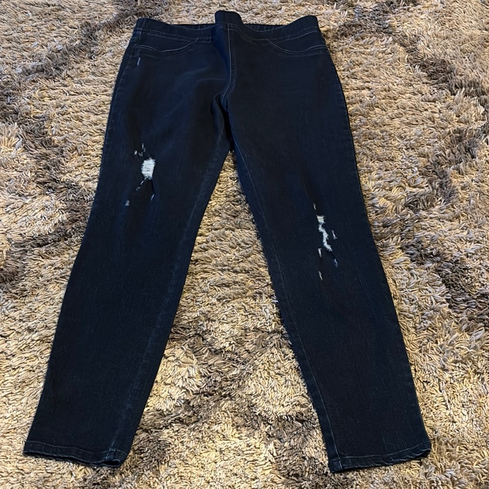 HUE Dark Blue Leggings Comfortable Stylish Pants